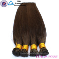 Кератин Fusion Бразильский Волосы Прямые Предварительно Скрепленные 32 Дюймов Микро Кольца Наращивание Волос 